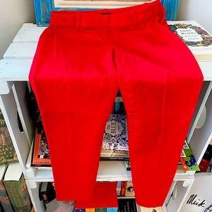 NWOT Banana Republic Red Dress Pants w/ Side Zip (2P)